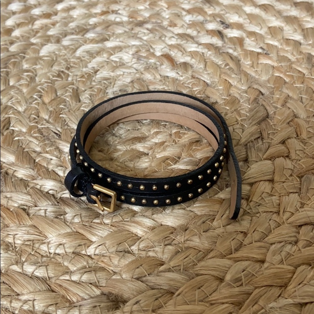 Studded Leather Bracelet